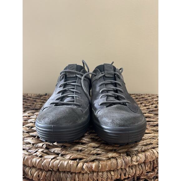 ECCO Soft 7 Tred Leather Gray Men's Size EU 42 Gore-Tex Waterproof Shoes 6 - Picture 6 of 7